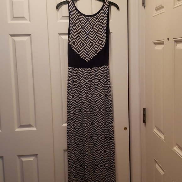 Tart blue patterned maxi dress - Picture 2 of 3